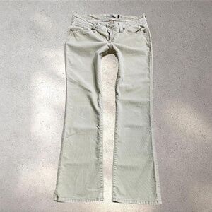Old Navy Low Rise Beige Corduroy Bootcut Pants